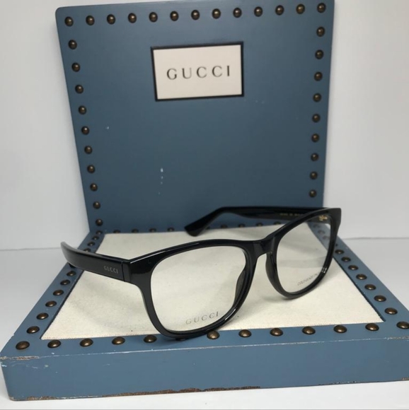 💯 Original Gucci Demo Square Men's Eyeglasses GG1344O 005 56. - Picture 1 of 10